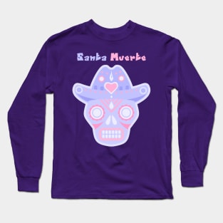 Santa Muerte / violet Long Sleeve T-Shirt